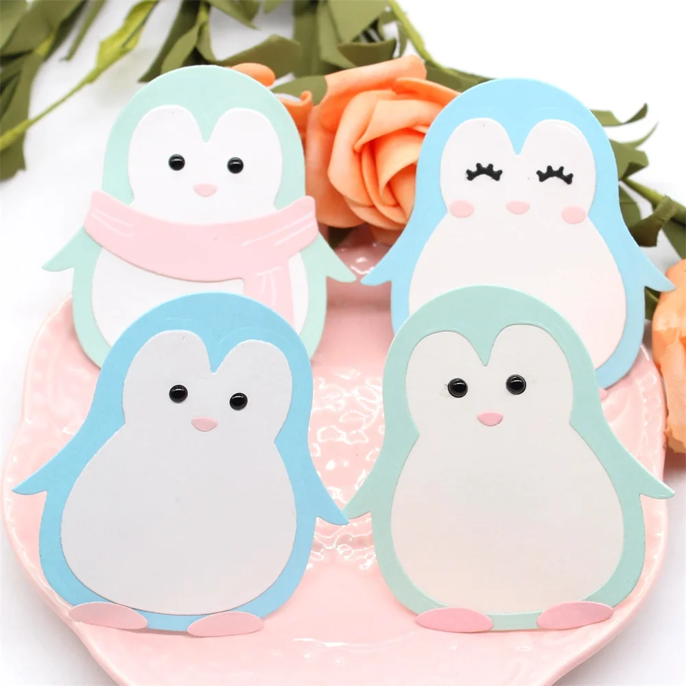 Милый шейкер KSCRAFT в виде пингвина трафареты для резки металла сделай сам