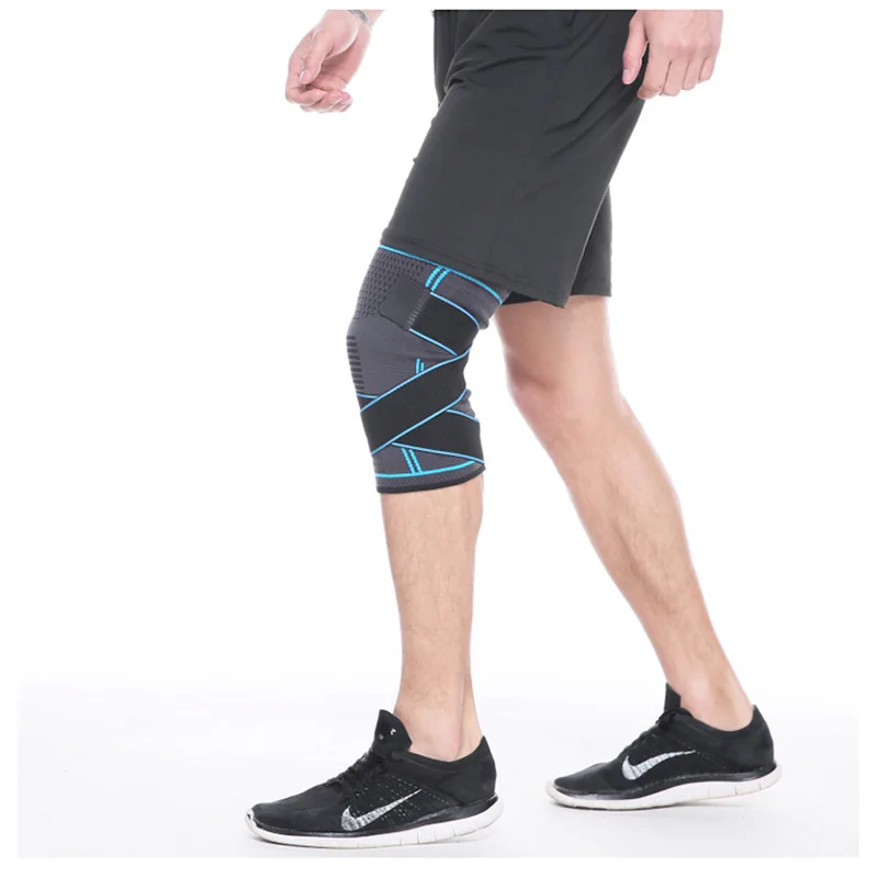 1 шт. эластичная коленная повязка поддерживающая наколенники компрессионное