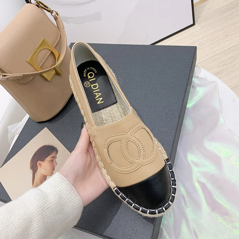 

Autumn New Fisherman shoes Women Flats Casual Loafers Shoes Canvas Hemp Women Shoes Comfortable Mules