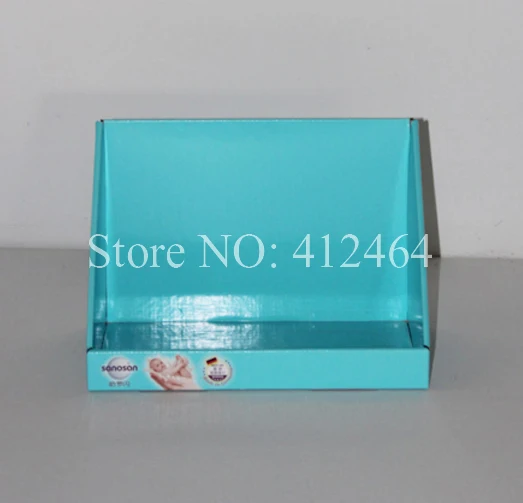 Изготовленная на заказ небольшая картонная бумага печатная гофрированная полка