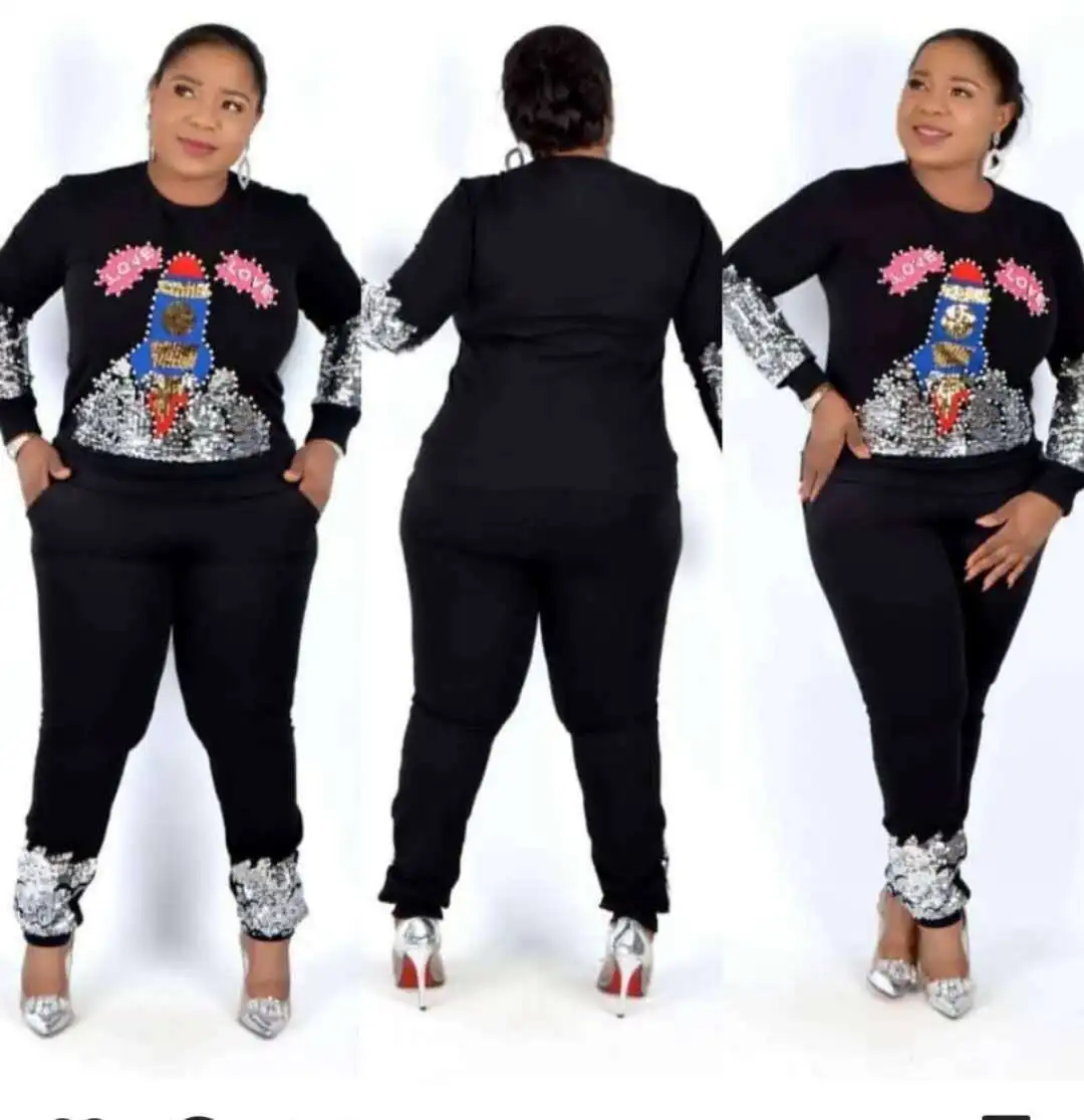 Женская африканская одежда для отдыха Дашики базин уличная из двух частей мода