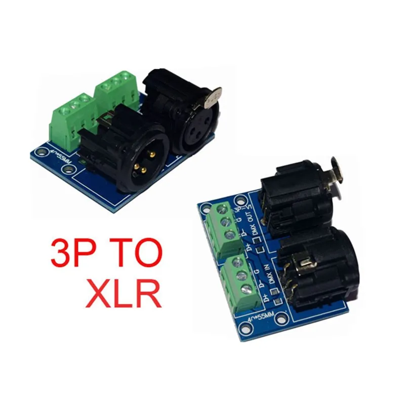 (1 pcslot) XLR3-3P DMX512 разъем реле | Лампы и освещение
