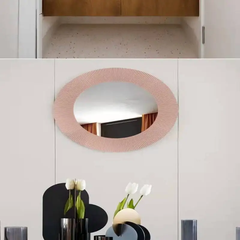 

Зеркало для макияжа в европейском стиле ретро роскошное настенное декоративное круглое зеркало в американском стиле для ванной комнаты
