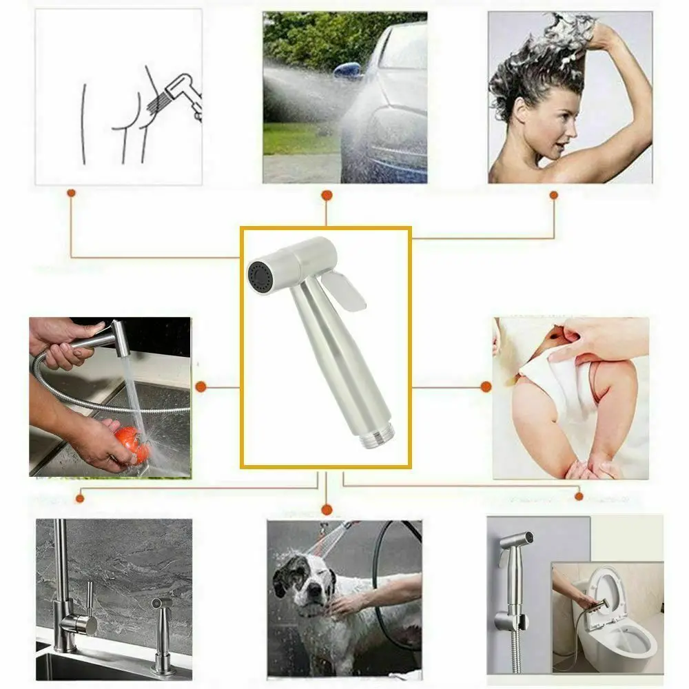 Ручной набор для биде из нержавеющей стали смеситель унитаза ручной распылитель