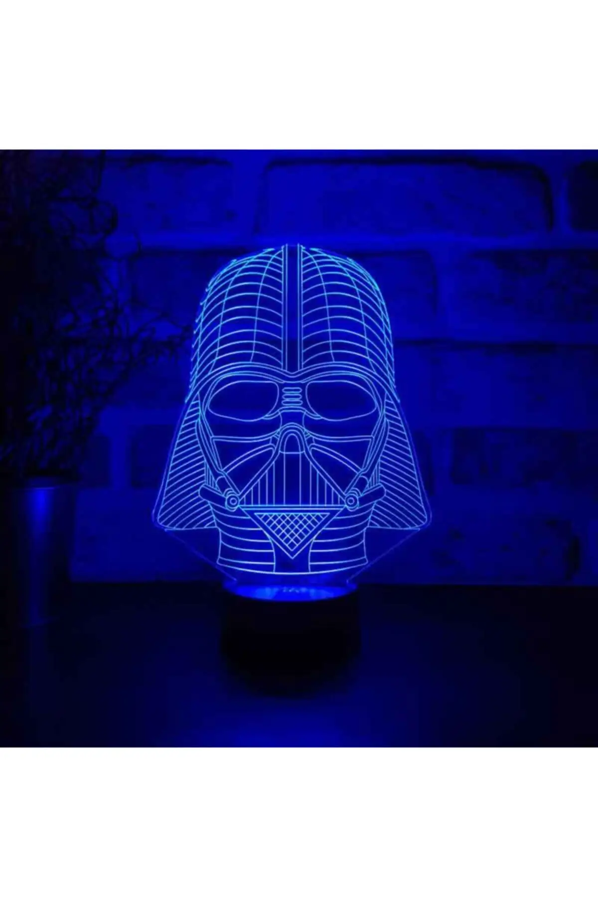 3D Darth Vader Helmet Face Lamp 7 Different Light Colors Table Desk Night Lights | Лампы и освещение