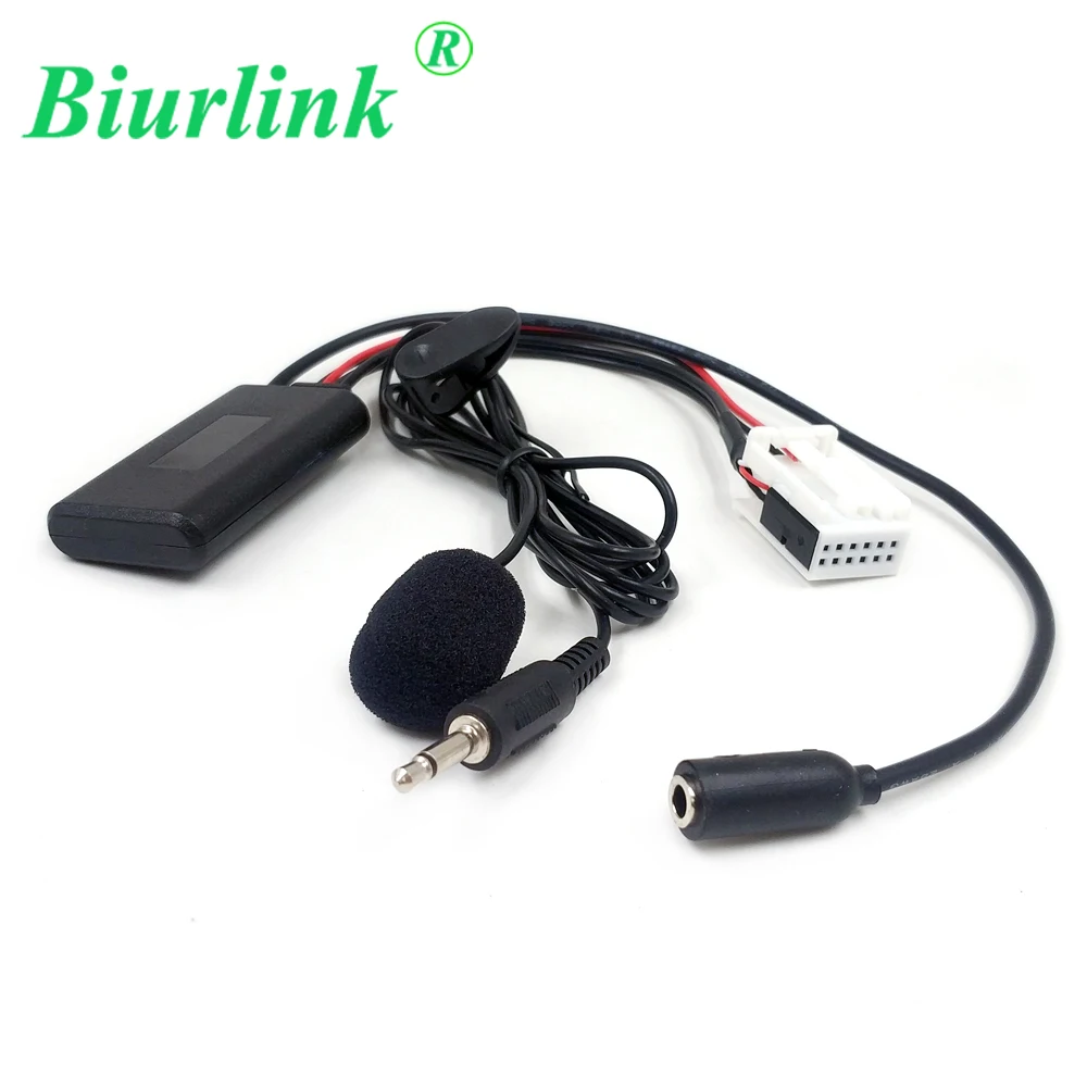 Автомобильный адаптер для микрофона Biurlink 12Pin AUX вход 3 5 мм Bluetooth Volkswagen RCD210 RCD310 RCD510 |