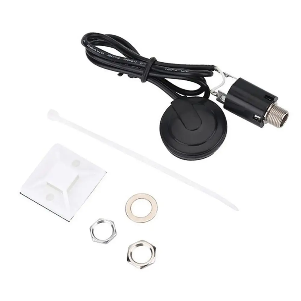 

6.35mm Guitar Single Audio Piezo Pickup Transducer Harness 1/4"" Jack Guitar Banjo Mandolin Violin Ukulele Strings Instument