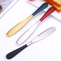 kitchen tools stainless steel cheese butter knife tableware bread jam knife dinner set eco friendly dinnerware set cutlery set