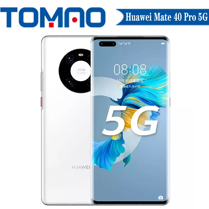 Новый мобильный телефон Huawei Mate 40 Pro 5G 8 ГБ ОЗУ 128 256 512 ПЗУ Kirin 9000 6 76 дюйма 90 Гц 50 МП