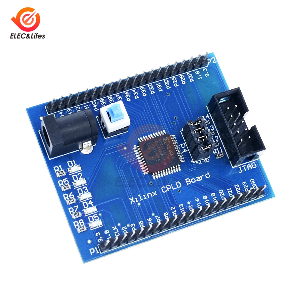 Макетная плата Xilinx XC9572XL CPLD макетная обучающая интерфейс JTAG блок