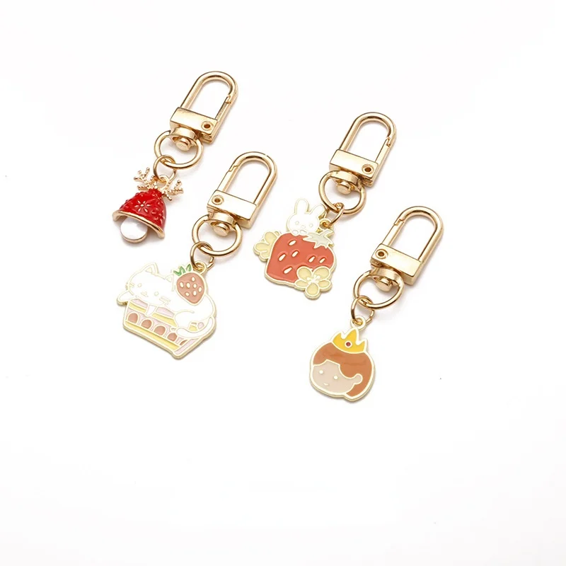 

New Creative Keychain Cartoon Cute Key Chain Pendant Cute Bag Ornaments Personalized Car Keys Keychain Charms Anime Keychain