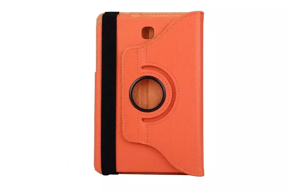 orange Чехол для samsung Galaxy Tab A 9,7 T550 T555 pu кожаный вращающийся на 360 чехол-подставка для Galaxy Tab A 9,7 чехол для планшета+ ручка - Цвет: orange