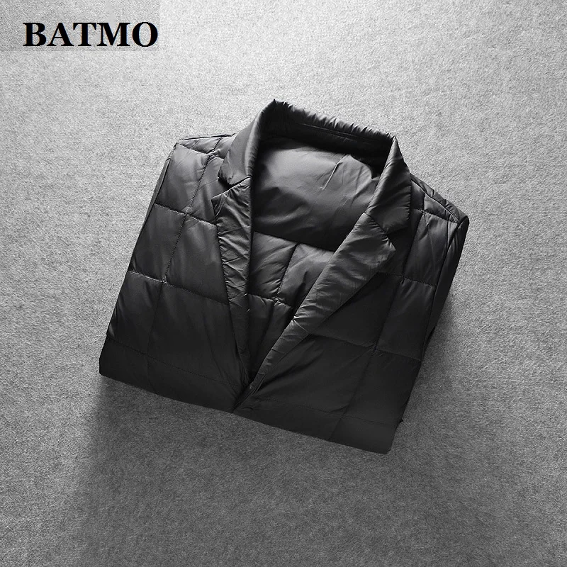BATMO 2020 Новое поступление зимние 80% Белые куртки на утином пуху для мужчин зимний