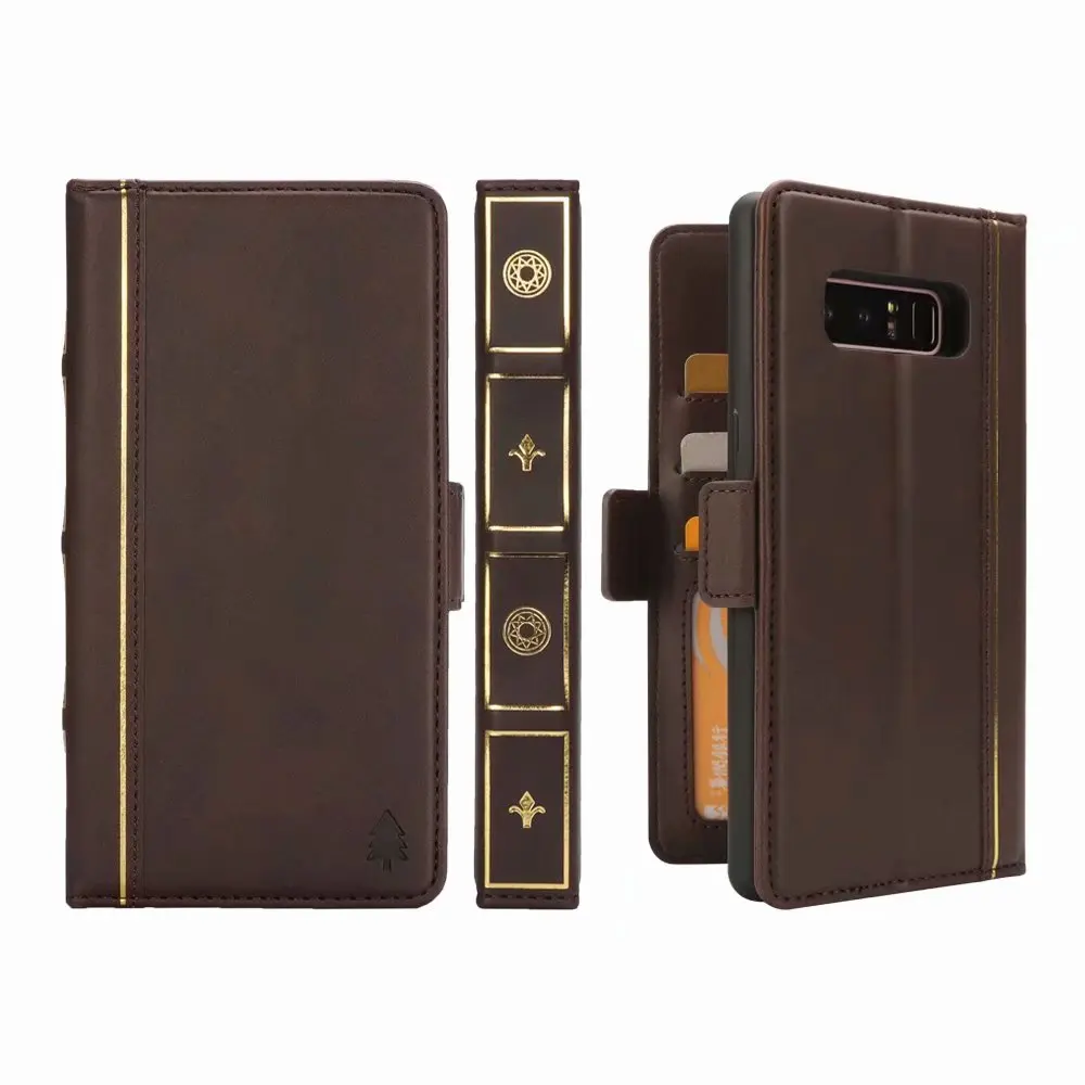Holy Bible book Style Magnetic Phone Cover for Samsung Galaxy Note 9 Note 8 S9 Plus S8 Plus Retro PU Leather Flip Wallet Case