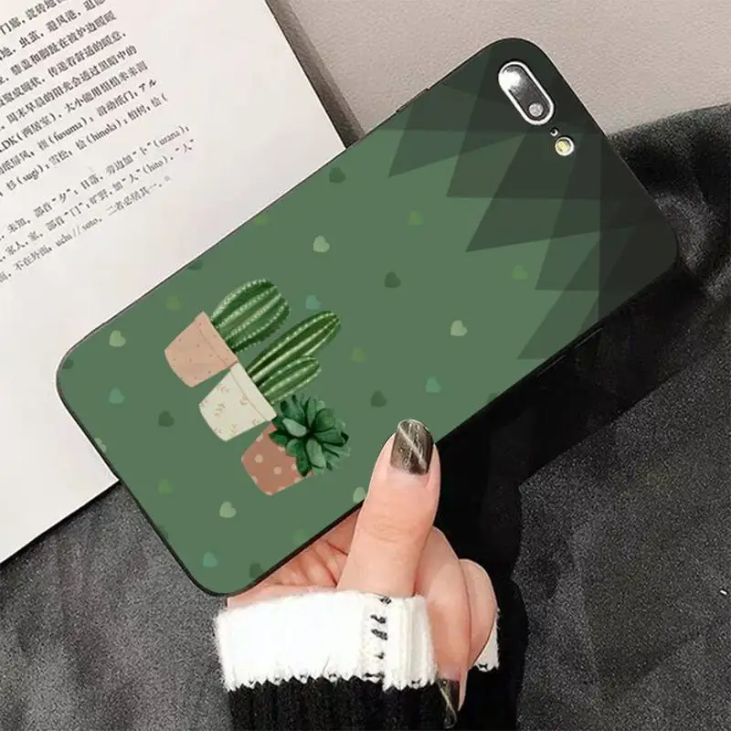 Plant Cactus Phone Case for iphone 13 8 7 6 6S Plus X 5S SE 2020 XR 11 12 pro XS MAX