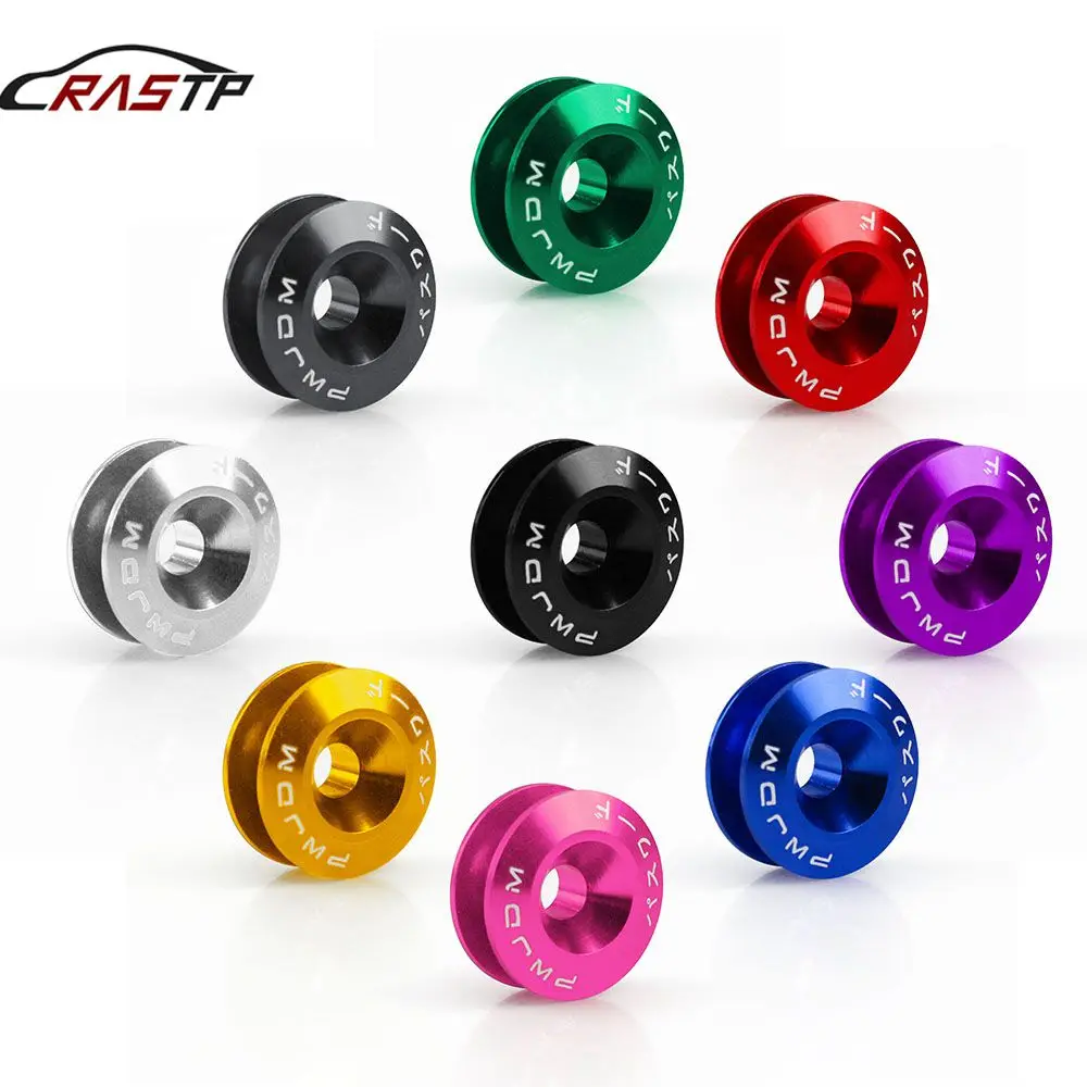 Универсальный JDM Алюминий бампер Quick Release Крепеж шайбами для Honda Civic Integra RS