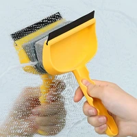 2in1 silicone blade kitchen cleaner car glass shower squeegee window glass wiper scraper brush tool for washing