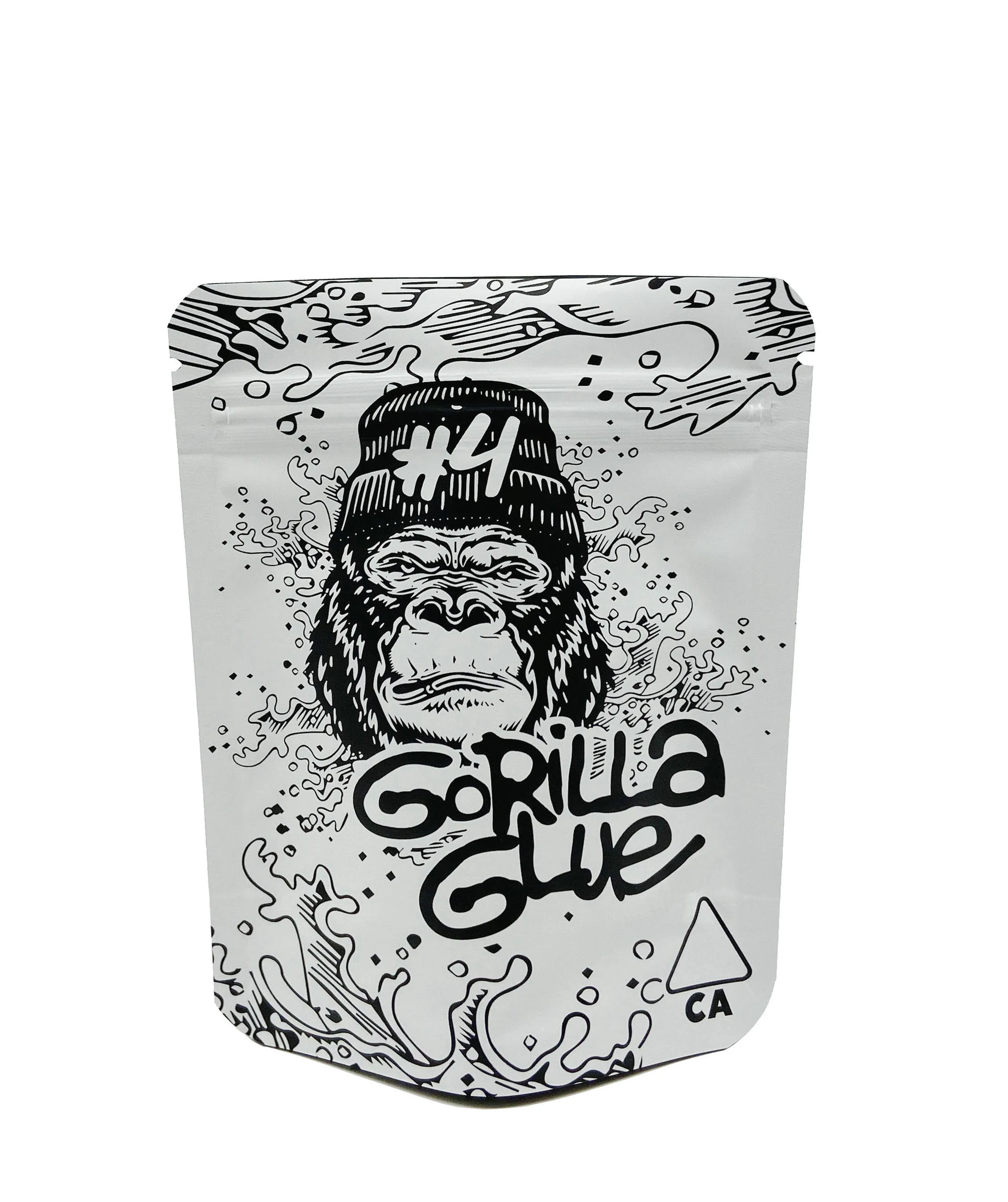 

Cookies Mylar Bags 3.5 g Resealable Smell Proof Stand-up Ziplock Foil Heat Seal Candy Pouch Pancakes Bags for Food Storage