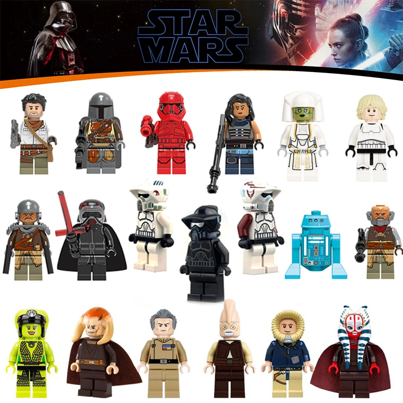 19 шт./компл. Звездные войны фигурки LegoINGlys строительные блоки starwars игрушки brinquedos