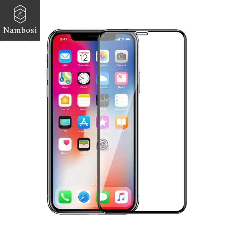 3D Закаленное стекло экран протектор для iPhone x xs xr max изогнутая поверхность Защита