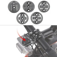 durable nylon bicycle stem extension mount holder bracket adapter base for garmin bryton catey bicycle accessories