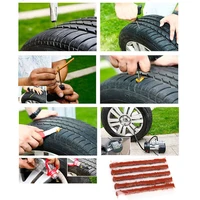 5 pcs 1006mm car tubeless puncture tire repair strip auto motorcycle tubeless tire tyre puncture plug seal repair tool kit