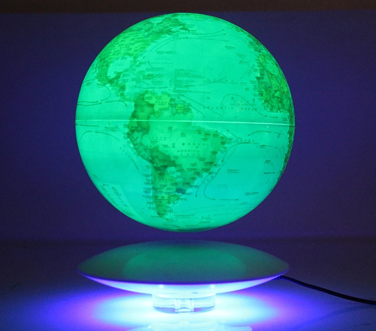 Домашнее украшение магнитная левитация 8 дюймов земляной вращающийся плавающий