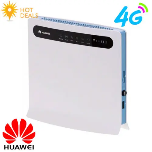 (+ 2шт антенна) Original Unlocked Huawei B593u 12 FDD 4G LTE WiFi Router with 4 LAN Port 100Mbps|3G/4G роутеры| |