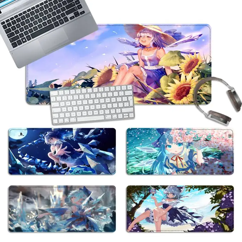 

Vip Touhou Cirno Desk Mat Laptop PC Computer Mause Pad Desk Mat For Big Gaming Mouse Mat For Overwatch/CS GO
