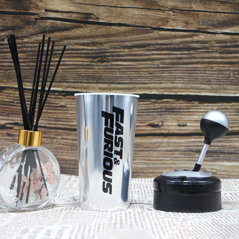 Стакан для воды Fast and Furious 9 стаканы с соломинкой и крышкой рычагом переключения