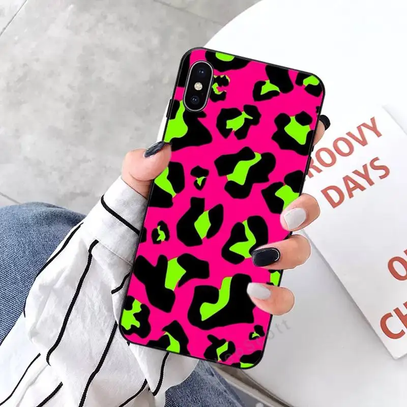 

Colorful cow spots Phone Case for iPhone 11 12 mini pro XS MAX 8 7 6 6S Plus X 5S SE 2020 XR