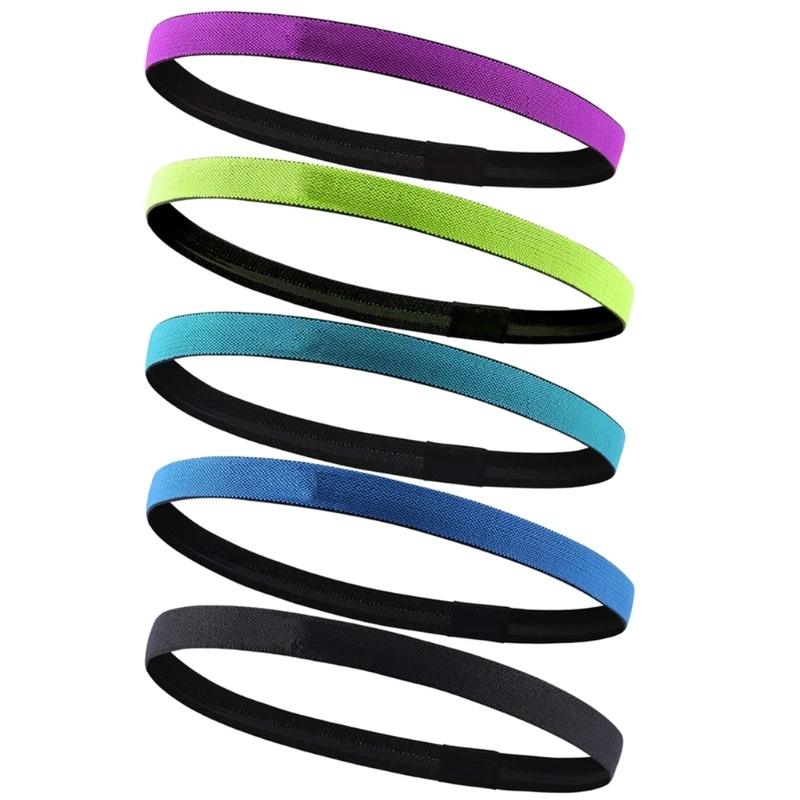 

Thin Elastic Exercise for Head Band Sport Headbands Anti-Slip Stretchy Sweatbands Yoga Workout Supplies Running Sweat Bands