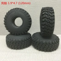 1 9 inch rubber dog tire 120mm 42mm 48mm used for 110 rc track trx4 trx6 axial scx10 90046 axi03007 redcat mst