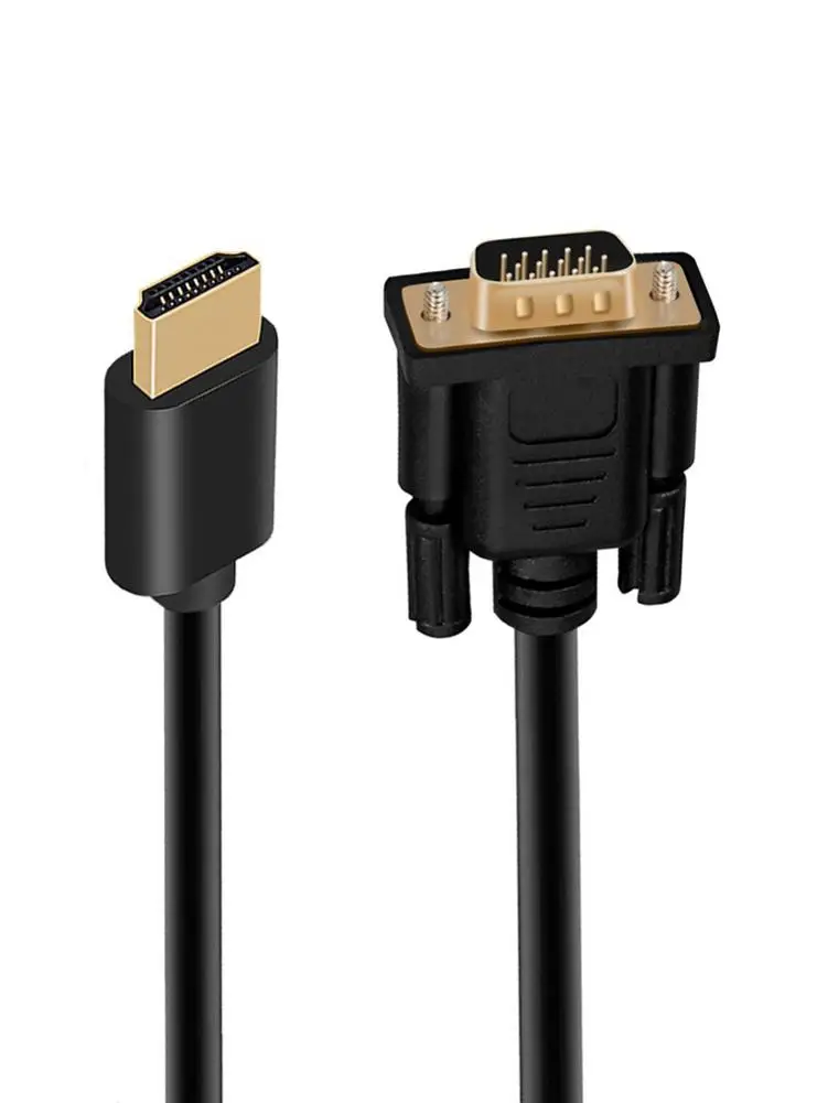 HDMI к VGA кабель Iwth Чип 1080P штекер папа активный видео адаптер конвертер Кабель 1 8
