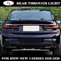 led cross taillights for bmw new 3 series 2020 2022 rear through led tail light signal reversing parking lights