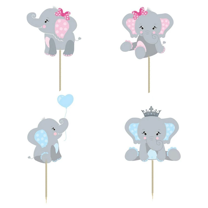 24 шт. серия с персонажами из мультфильмов о животных любящее сердце Детские слон