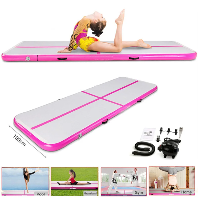 Коврик для акробатики с воздушной дорожкой длиной 16 футов коврик акробатической