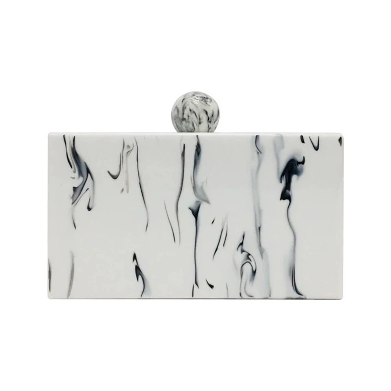 

Bags For Girls Acrylic Clutch White Chain Wedding Pouch Mobile Shoulder Coin Wallet Crossbody Women's Bags Evening Party Handbag