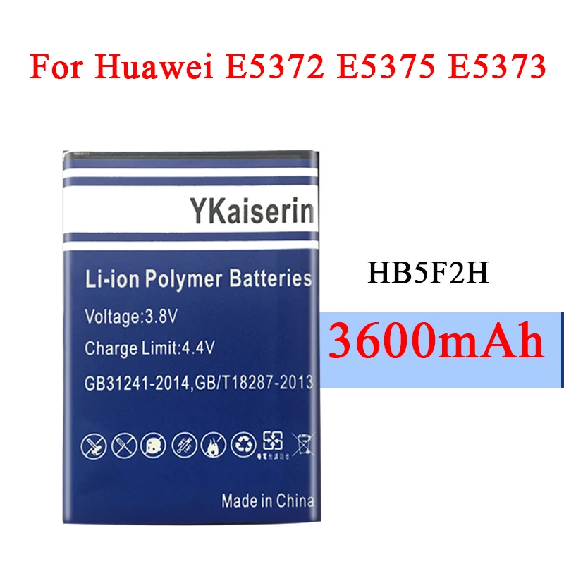 Аккумулятор HB5F2H на 4600 мА · ч для Wi Fi роутера Huawei 4G Lte E5375 EC5377 E5373 E5330 E5336 E5372 батарея +