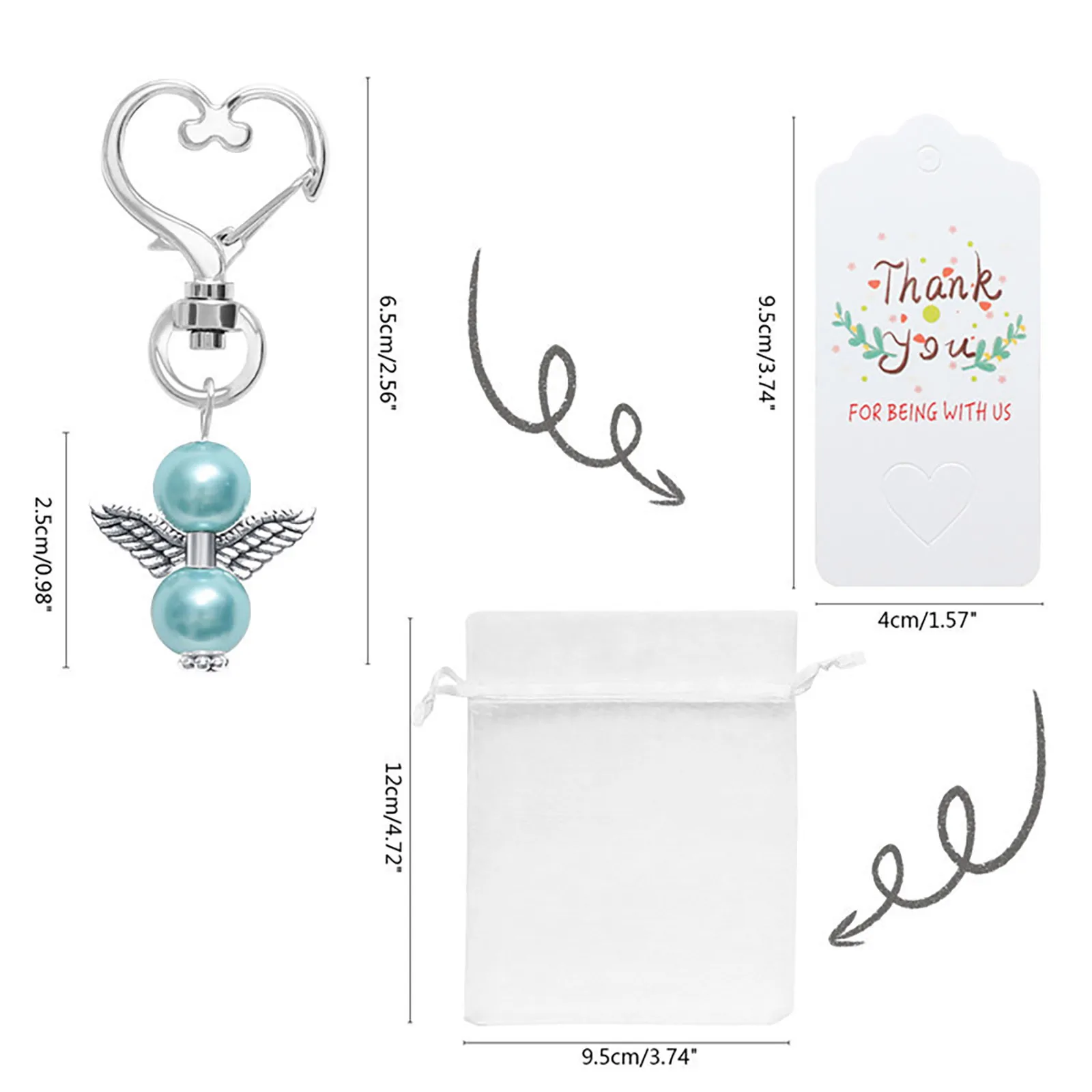 

20pcs New Love Angel Wedding Gift Birthday Party Souvenir Gift Diy Handicraft Ornaments For Party Christmas Gift Accessories