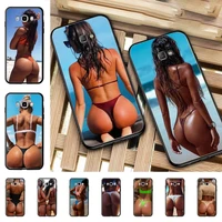 yndfcnb ass butt beach sexy girls swimsuit bikini phone case for samsung j 2 3 4 5 6 7 8 prime plus 2018 2017 2016 core