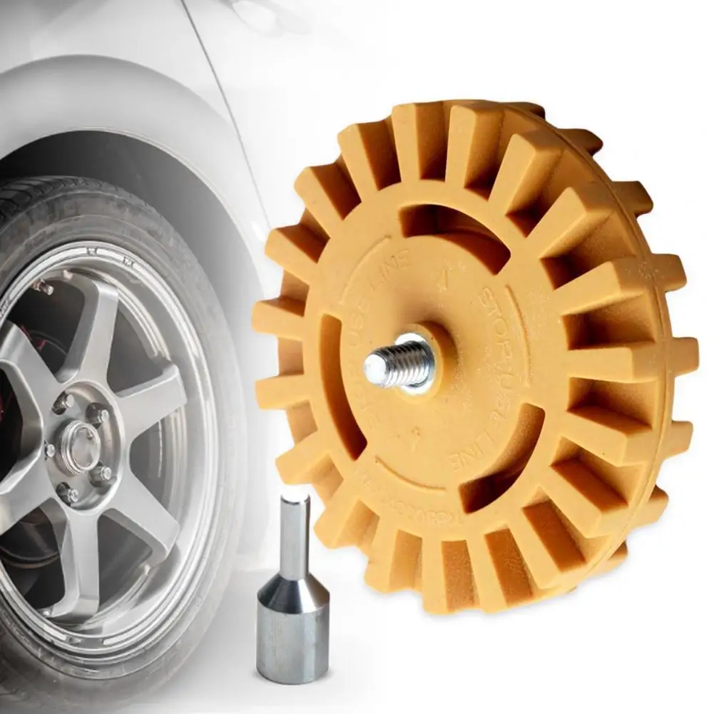 

70% Dropshipping!!4 inch Tire Rubber Remover Easy to Use Wearable Eraser Heavy Duty Rubber Eraser Wheel for Car Polishing