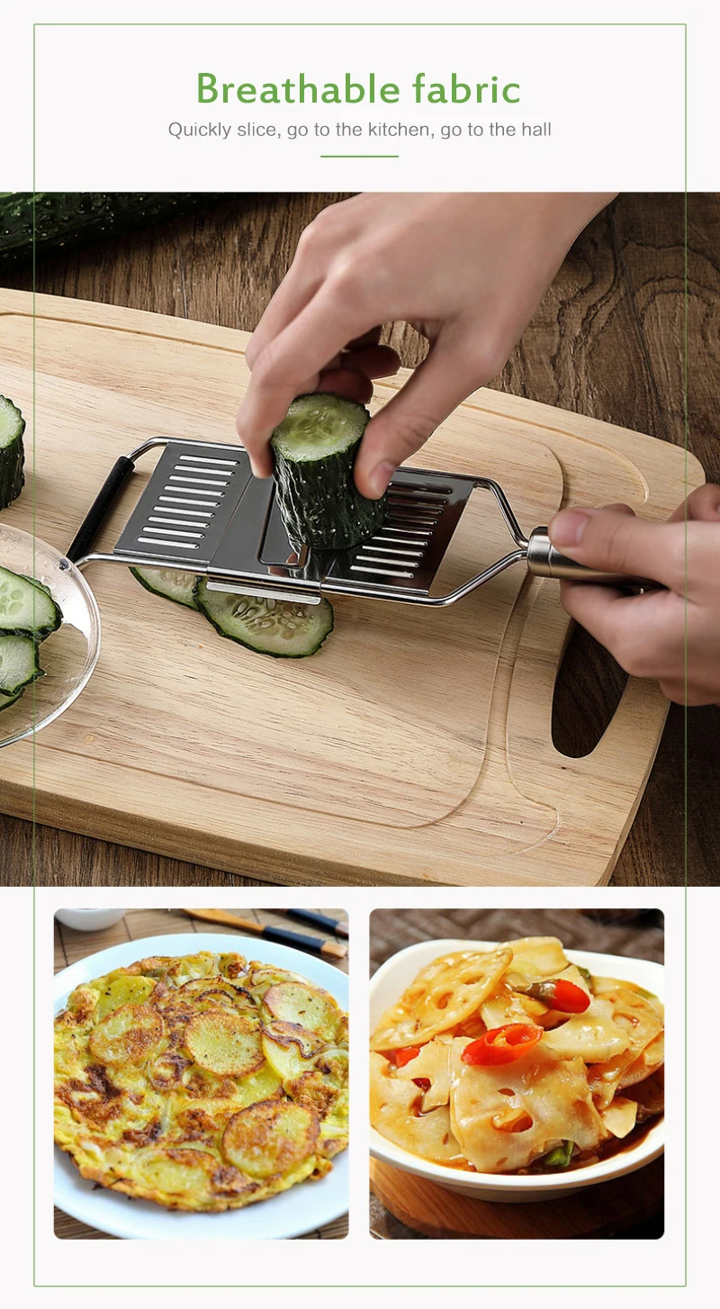 

Multi-Purpose Vegetable Slicer Stainless Steel Shredded Garlic Peeler Grater Cutter Fruit Potato Carrot Choppers Slice Gadgets