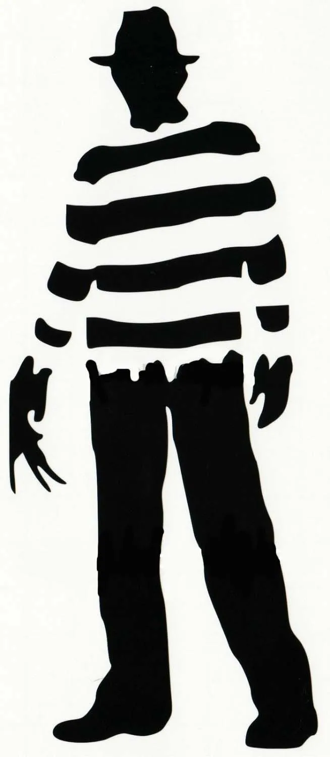 Freddy Krueger &quotКошмар на улице Вязов&quot для авто автомобиля/бампера/окна виниловая