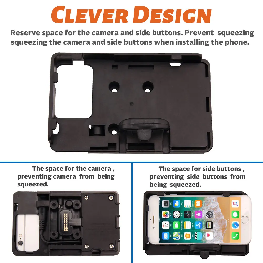 for bmw r1200gs r1200 gs navigator gps portable charger usb motorcycle phone navigation support africa twin crf1000l adv 800gs free global shipping