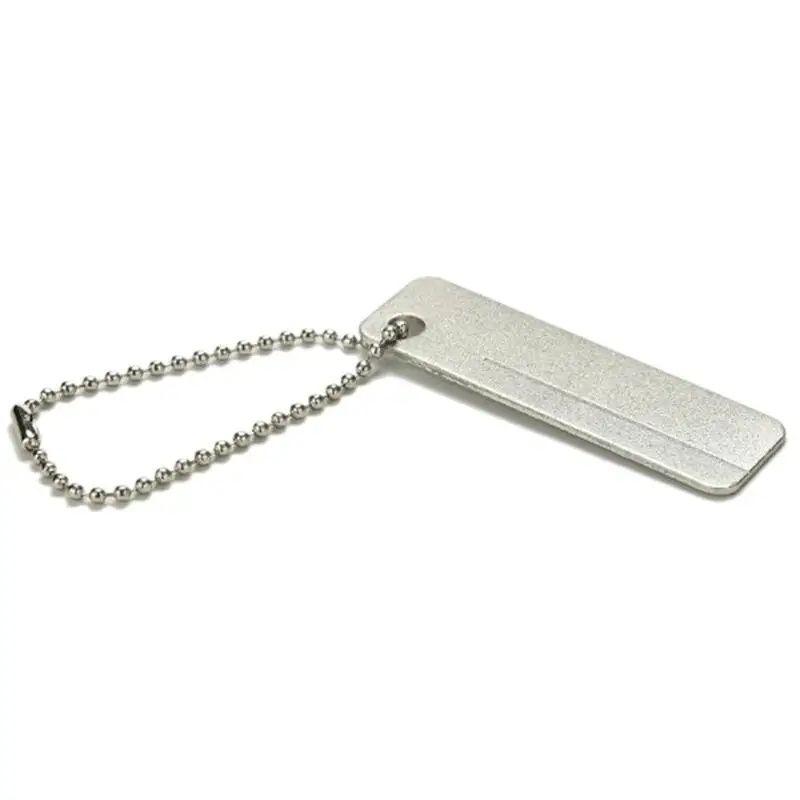

A Silver Fish Hook Grinding Hook Piece Outdoor Fishing Carry-on Tool to Create Sharp Fish Hook Silver Ornaments