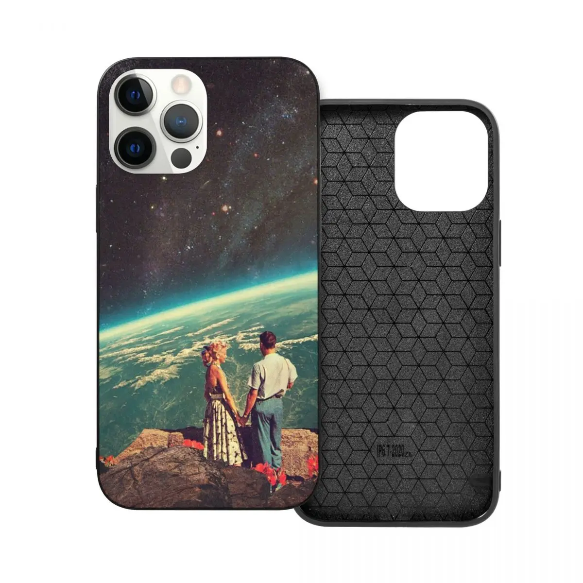 

Love PC Glass TPU Phone Bumper for iPhone 13 12 11 Xs Xr X Pro Max Mini 7 8 Se2 Plus 6 6S