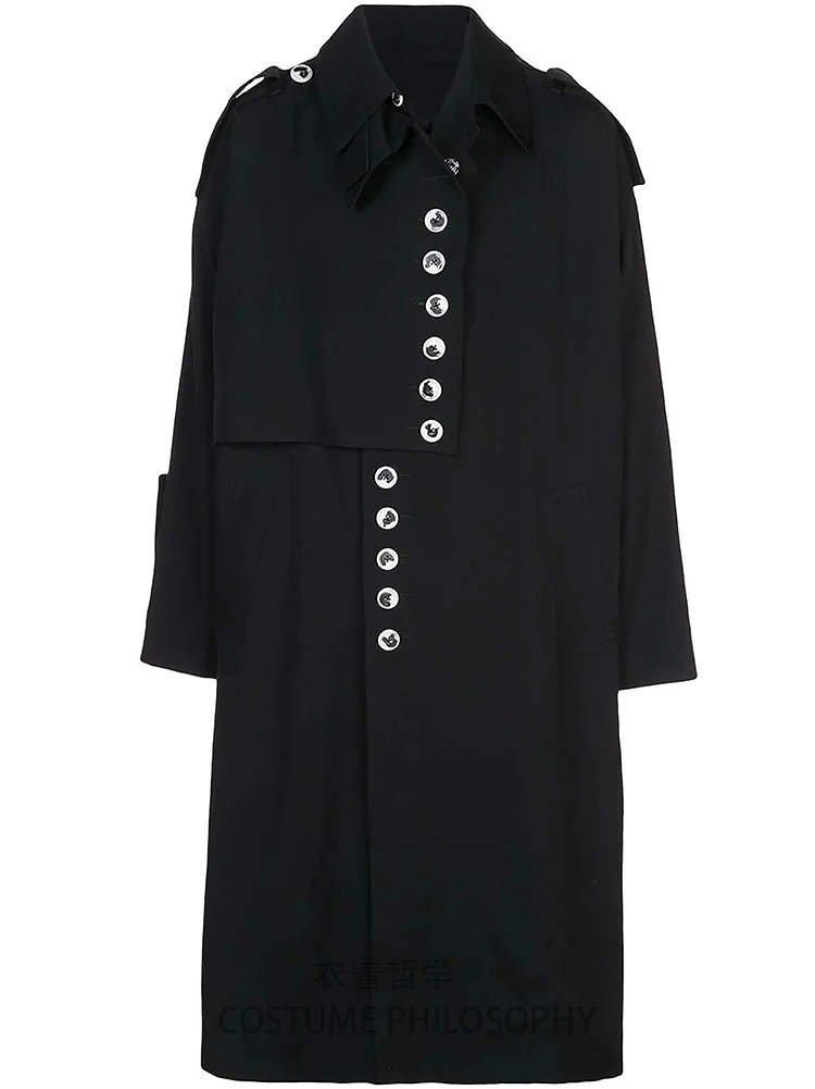 S ~ 6XL! Настраиваемая новая мужская одежда модная ветровка средней и длинной длины