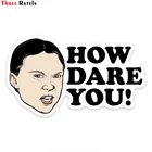 Three Ratels FTC-1016 как вы осмеливаетесь Забавная Автомобильная Водонепроницаемая наклейка для самостоятельного изготовления чемоданов и ноутбуков