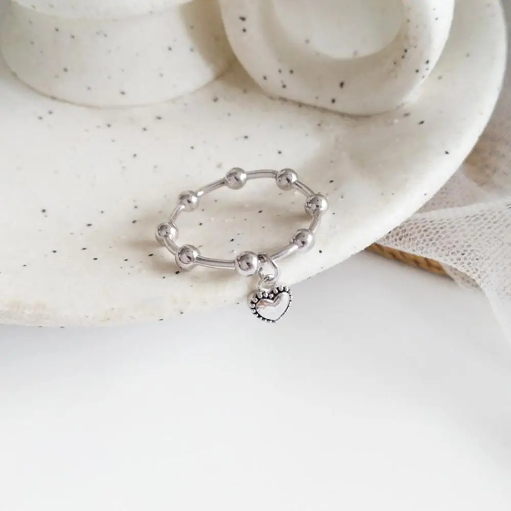 Кольцо неправильной геометрической формы регулируемое из бамбука | Украшения и